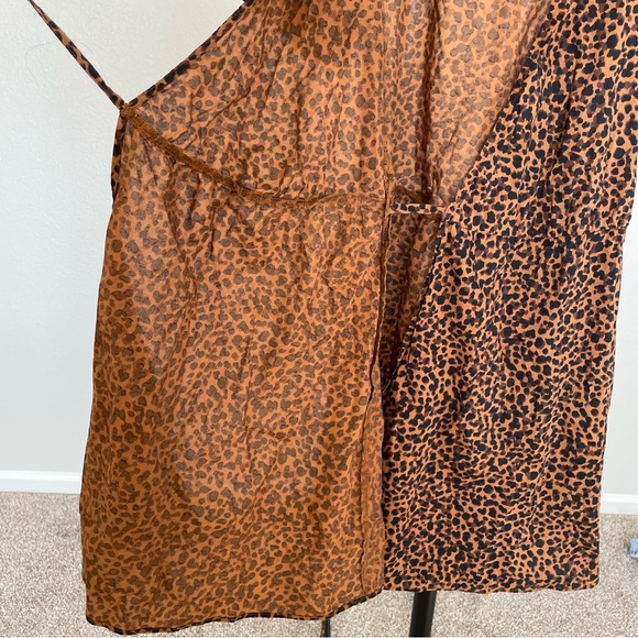 Madewell Brown Leopard Print Mini Dress - Picture 8 of 8